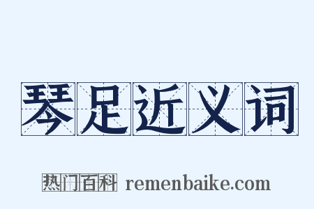 琴足近义词是什么意思的图片